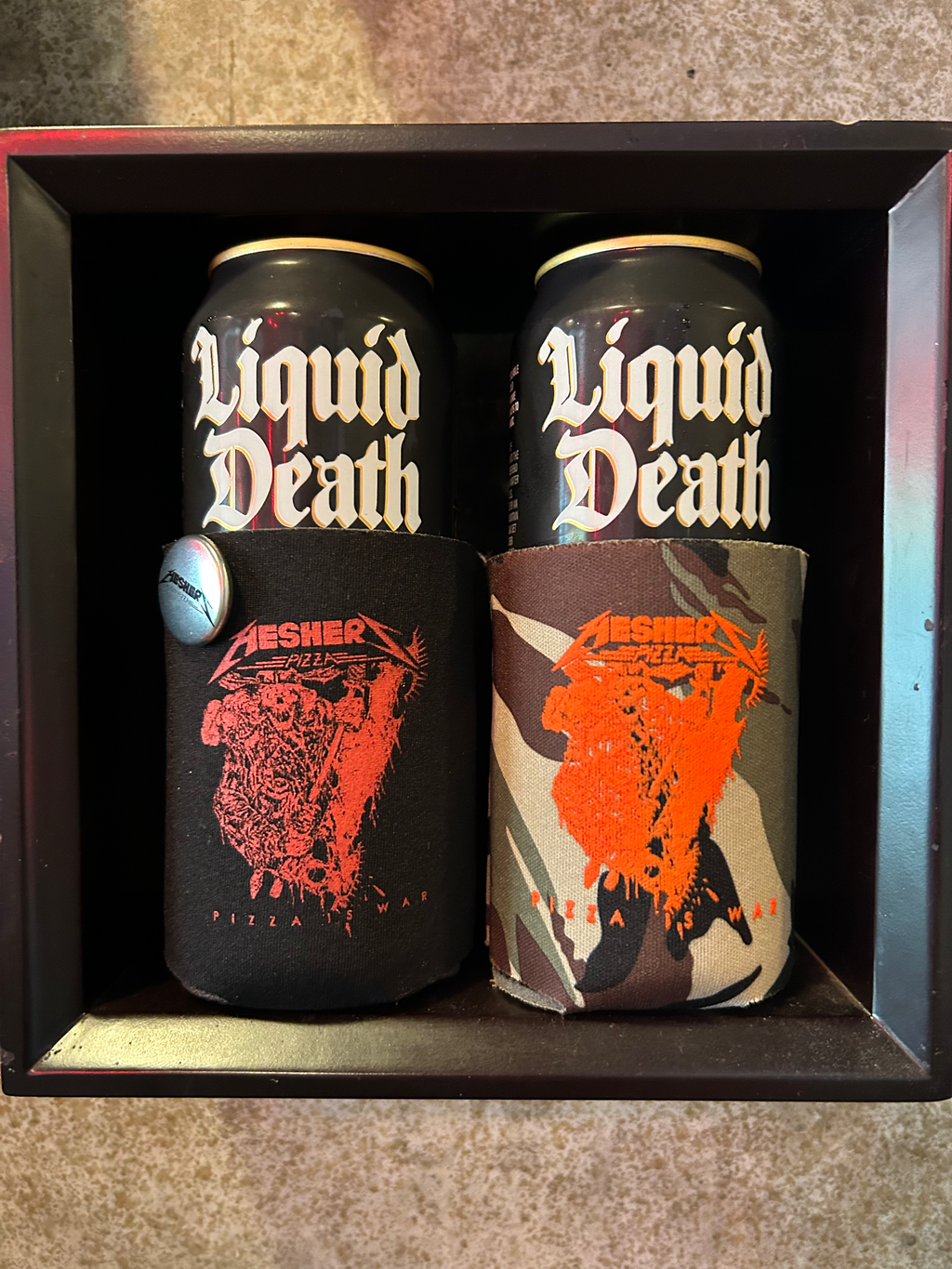 HESH DRINK KOOZIE
