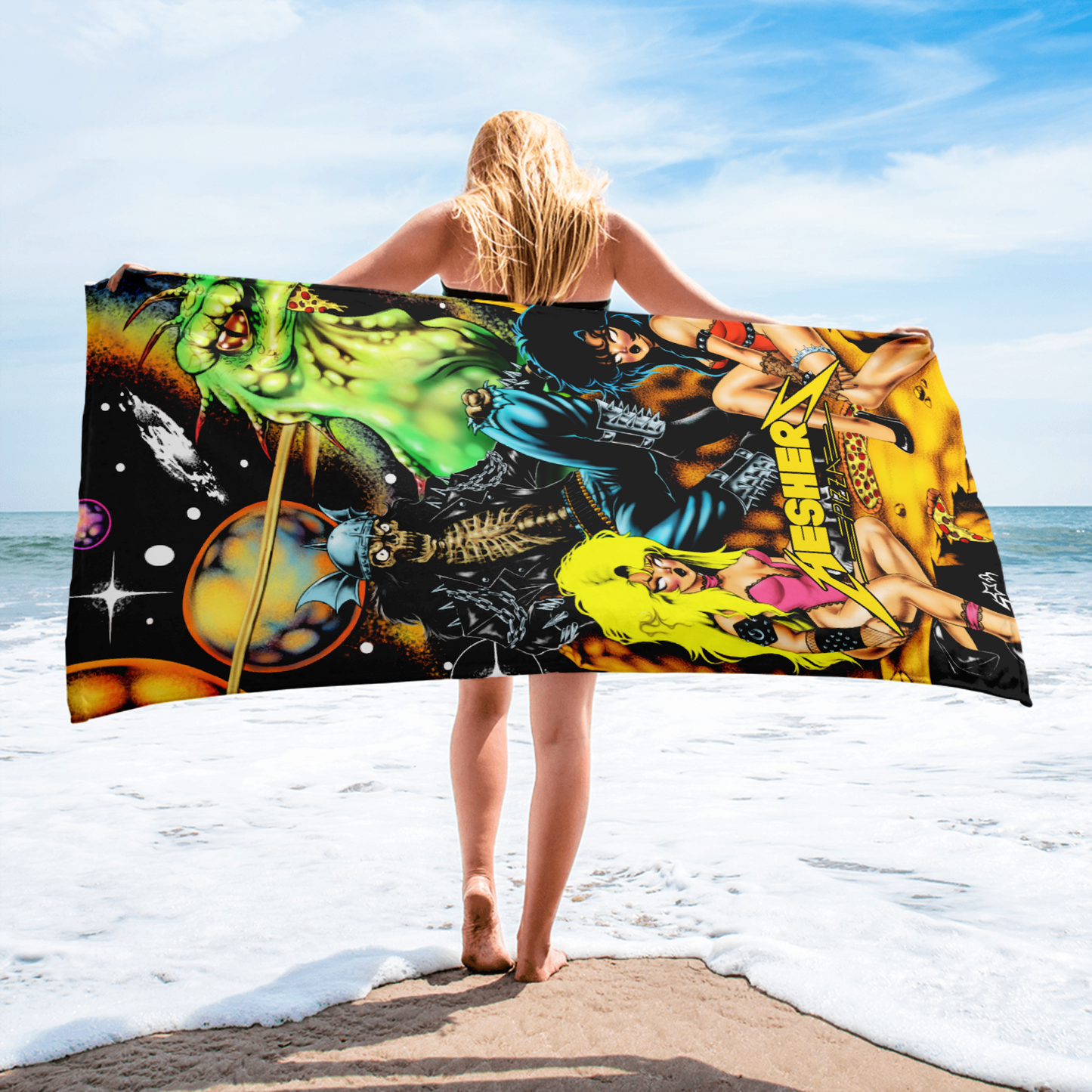 HESH COSMOS Beach Towel