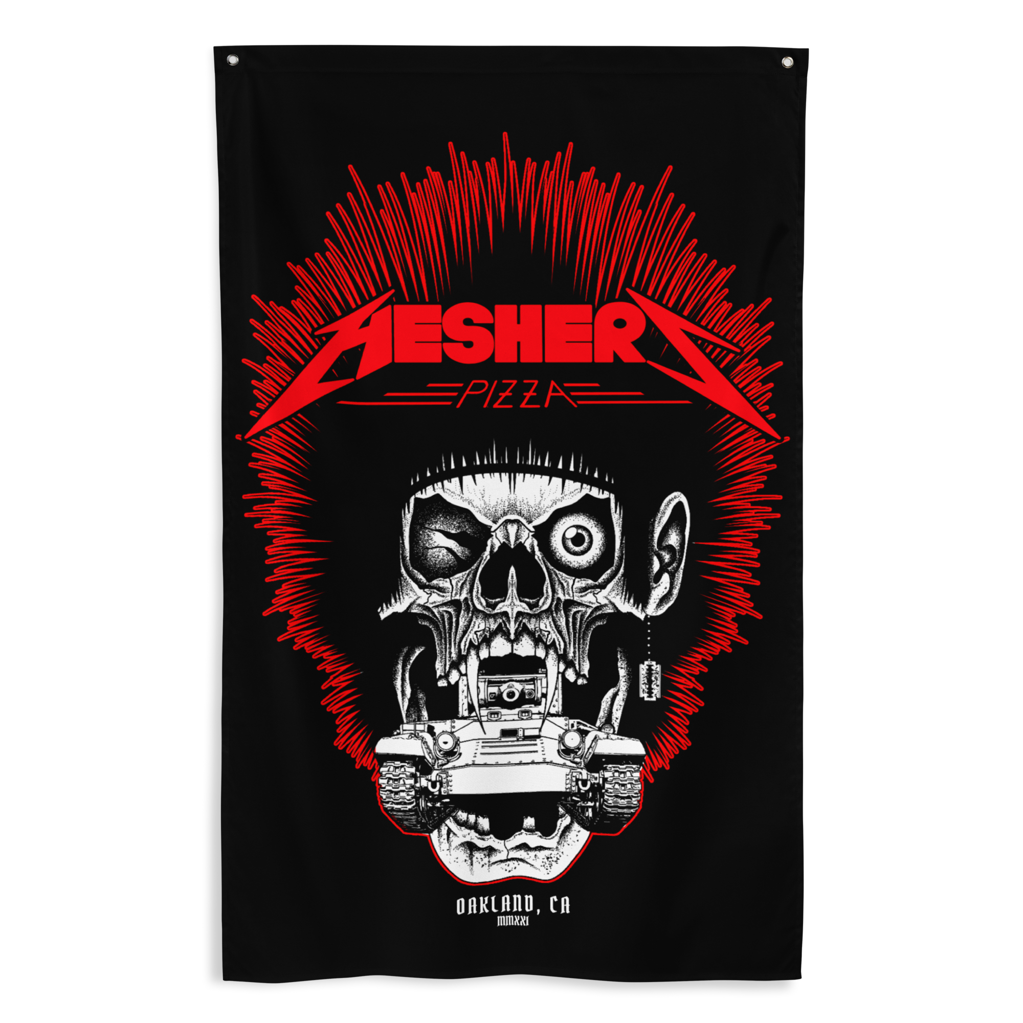 HESHER'S PIZZA War Banner