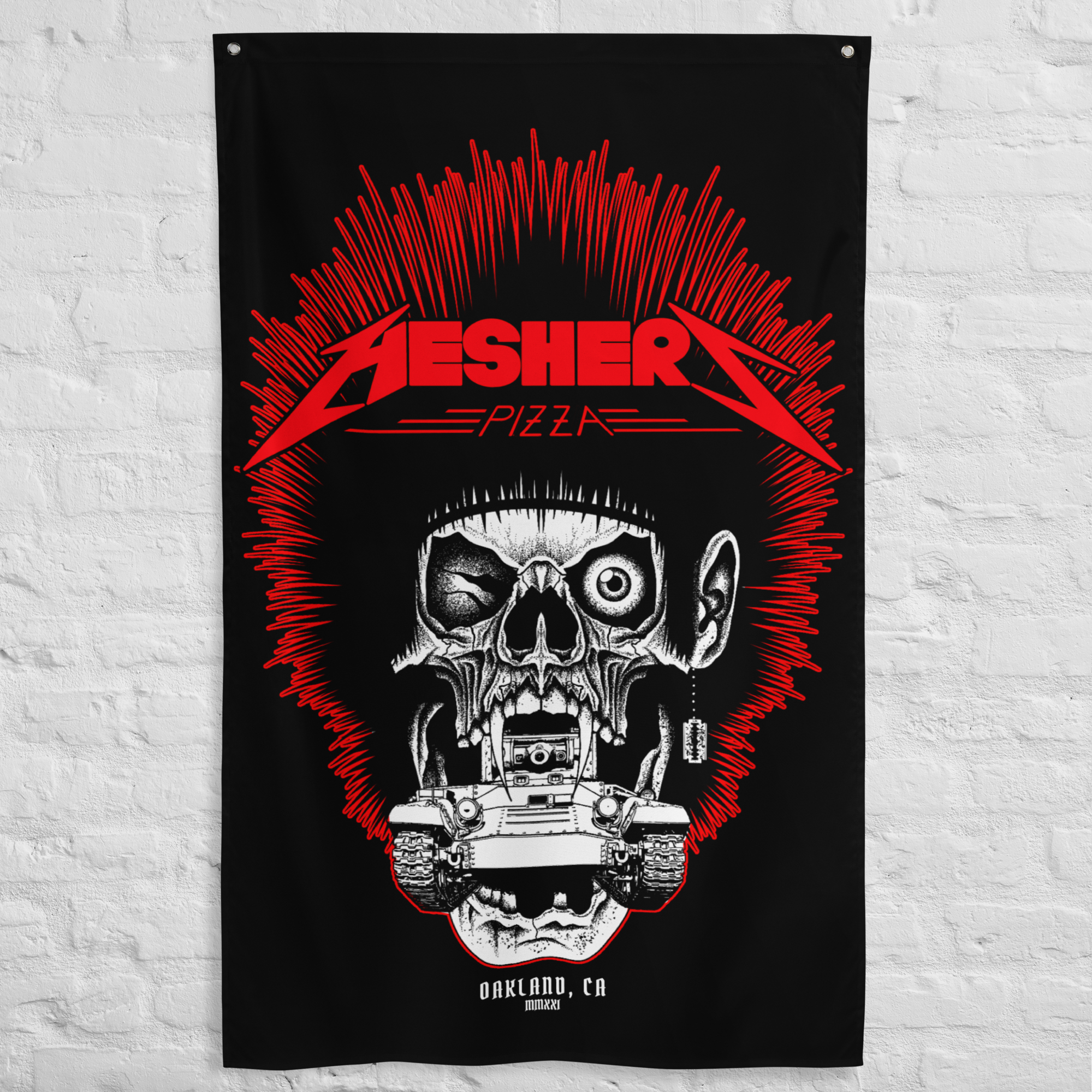 HESHER'S PIZZA War Banner