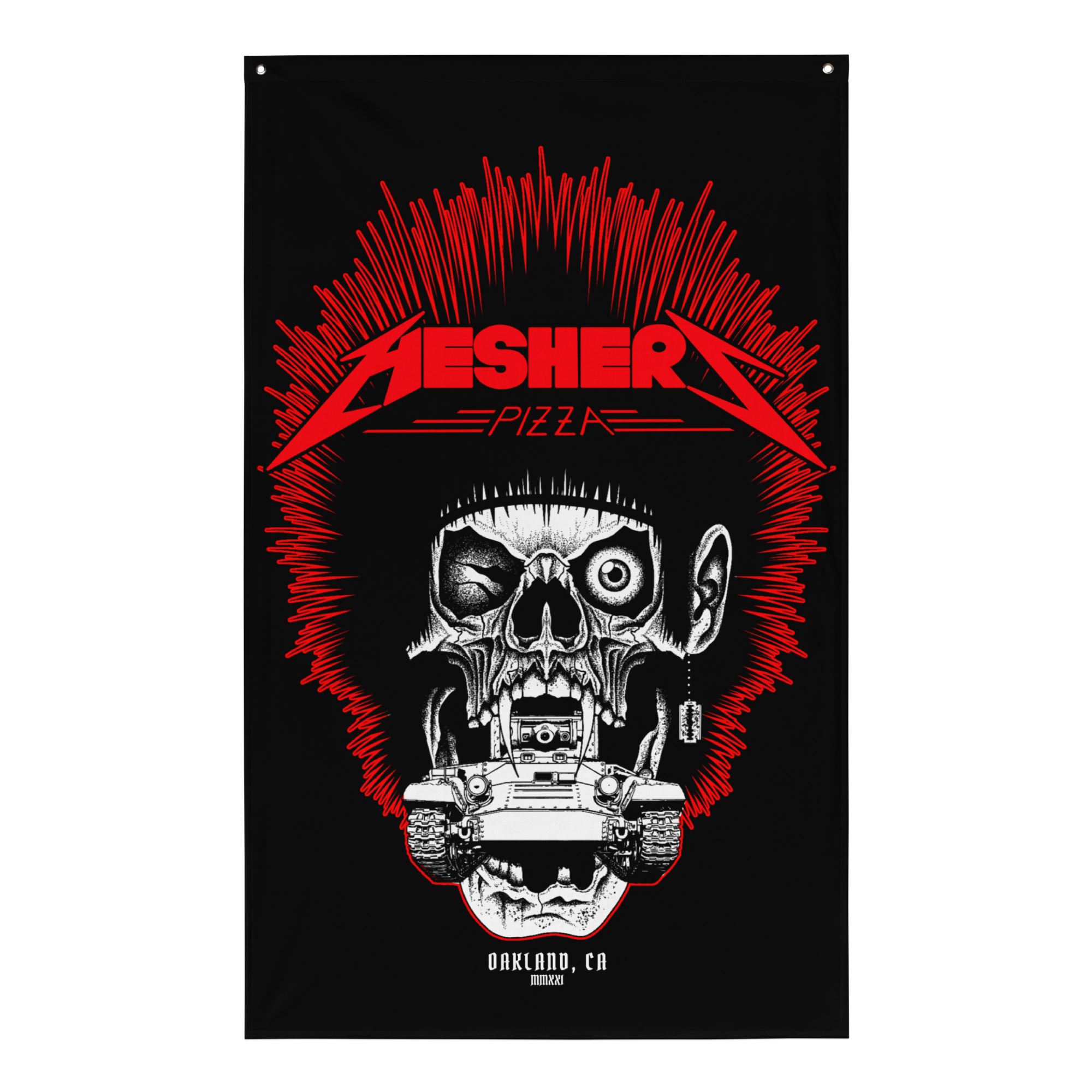 HESHER'S PIZZA War Banner
