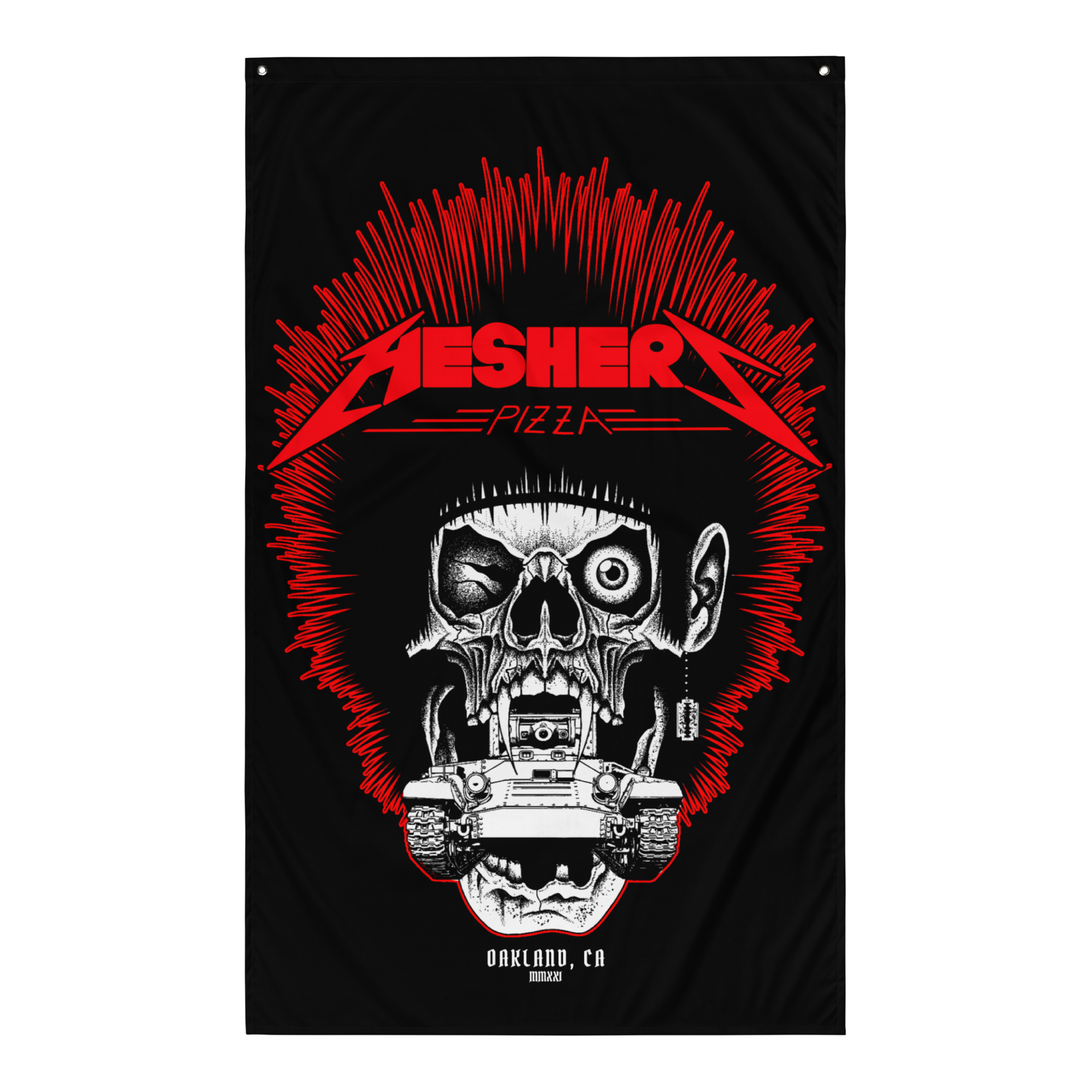 HESHER'S PIZZA War Banner
